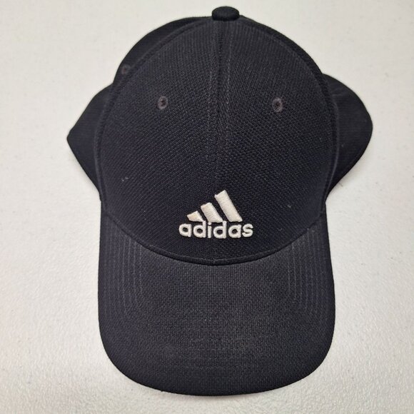 Adidas Black Hat Ball Cap Mens L XL A Flex - Picture 1 of 5